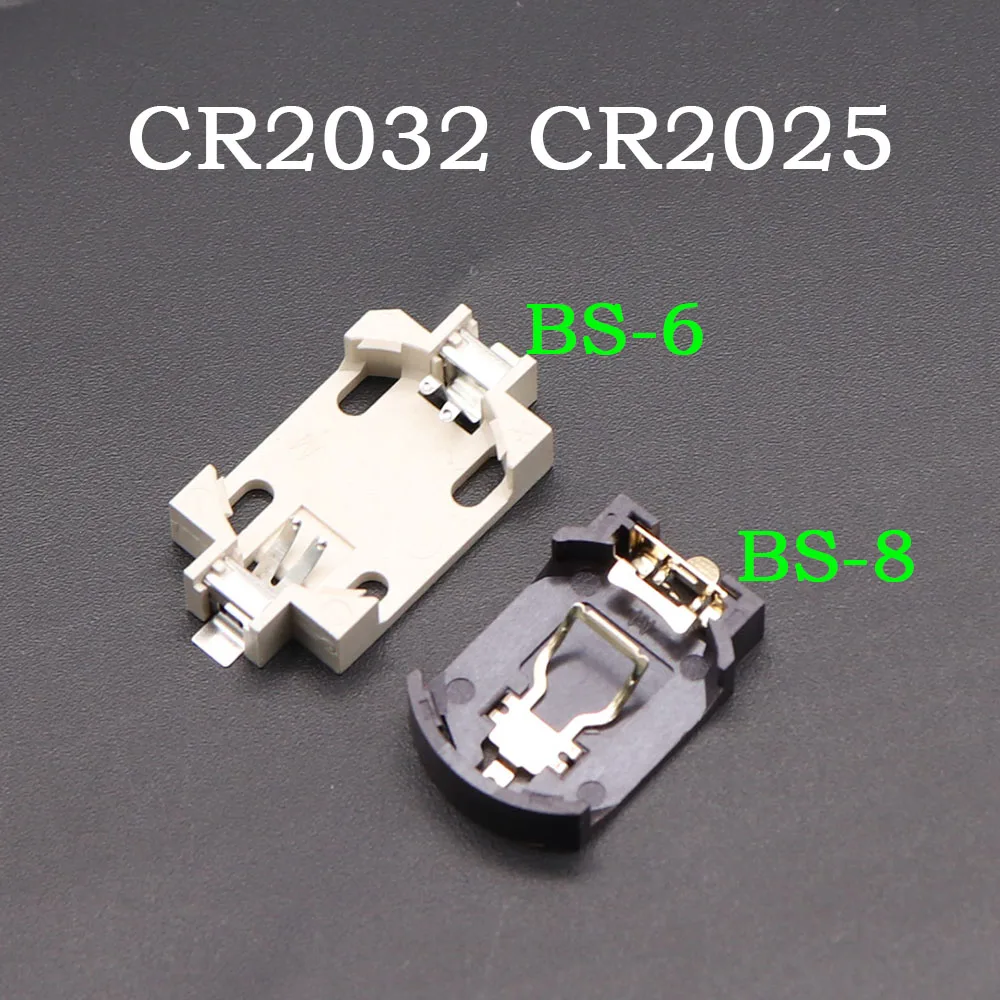 Soporte de batería CR2032 de 2-20 piezas para FC SFC NES SNES N64 tarjeta de juego BS-6 BS-8 3V CR2025 CR2032 ML203 botón