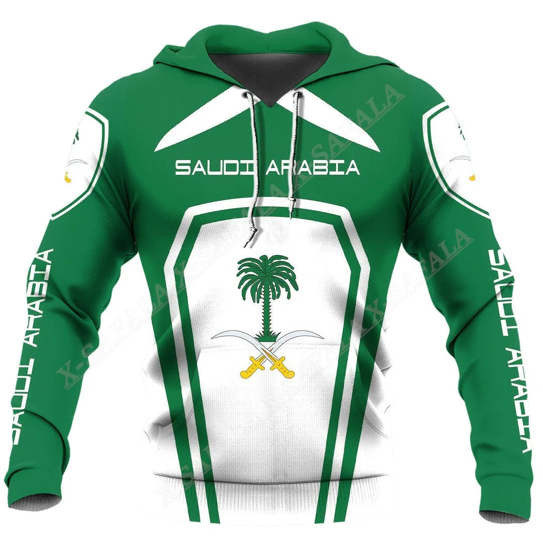 

Emblem Saudi Arabia Coat Of Arms 3D Print Zipper Hoodie Mens Pullover Sweatshirts Hooded Jersey Tracksuits Outwear Coat Casual