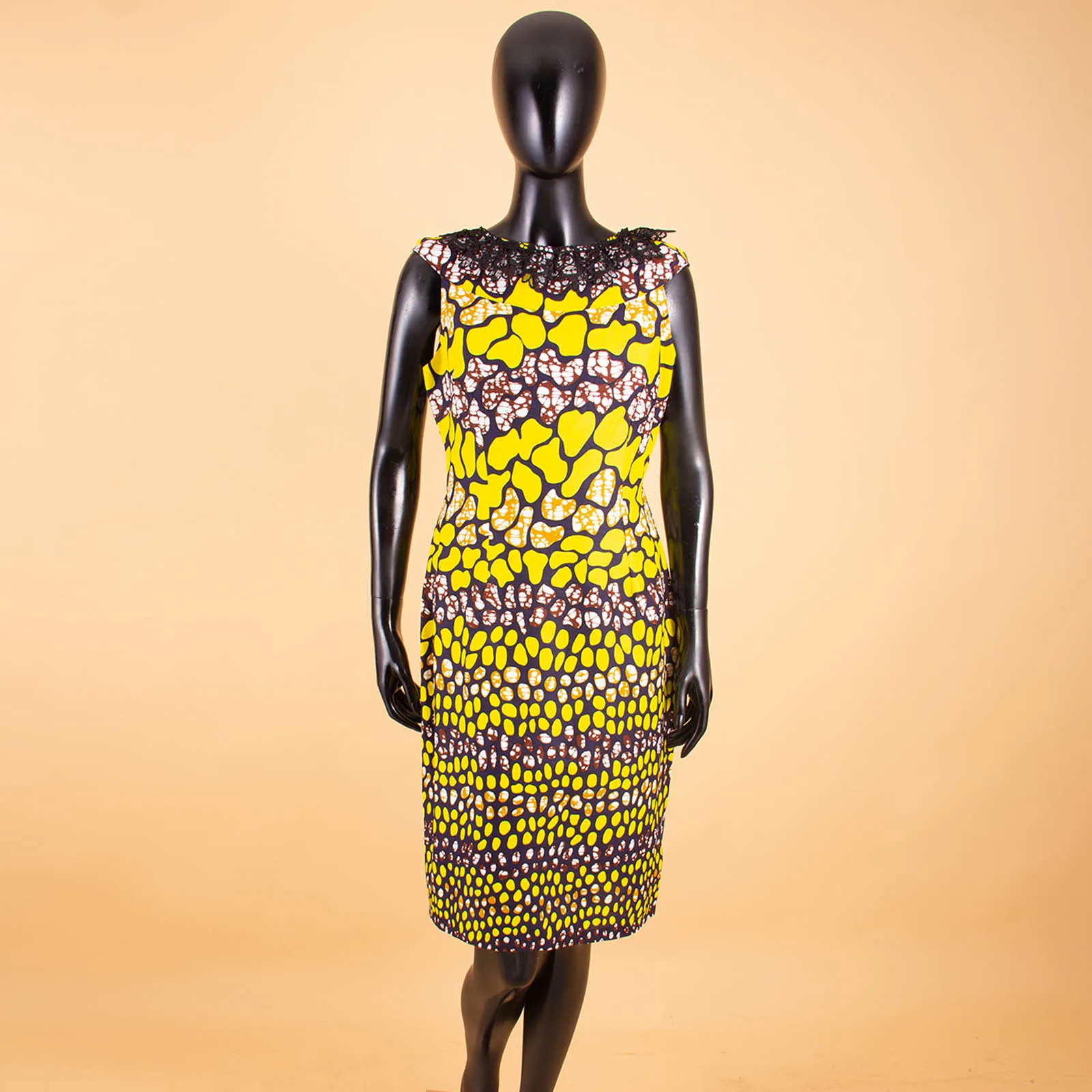 AFRIPRIDE-Robe Africaine en Dentelle Précieuse pour Femme, Tenue de Soirée Décontractée, avec Imprimé Ankara, A1925045, 2024