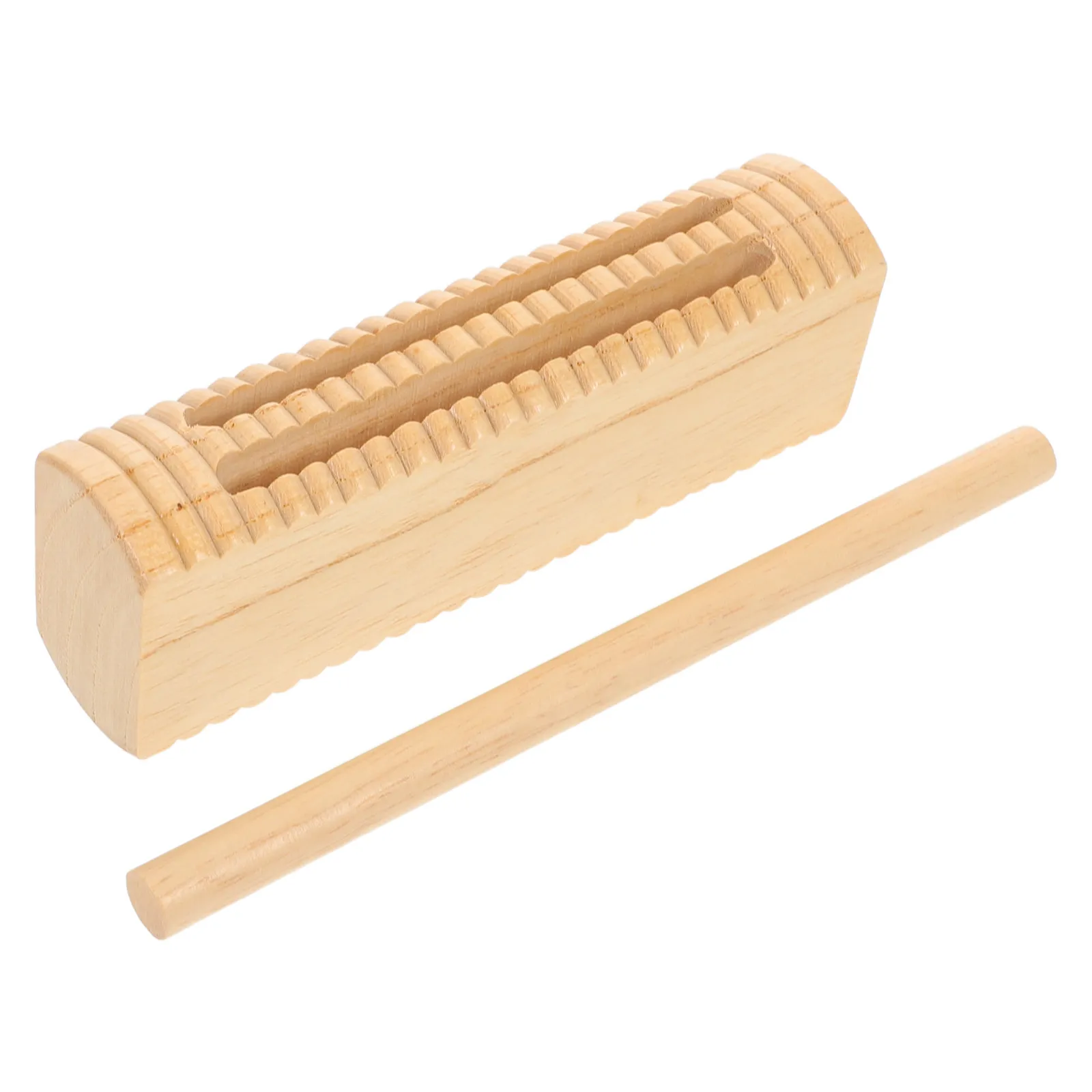 1Set Wooden Rhythm Block Set Handcrafted Hardwood Percussion Instrument for Kids Early Music Education Montessori Preschool Home