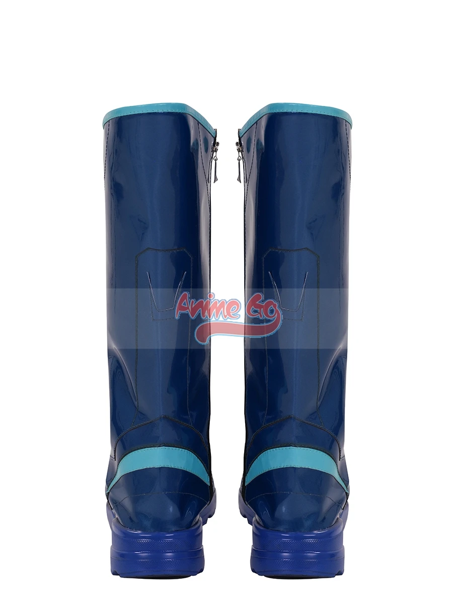 Reed Richards 2024 Game Cosplay Boots Men Blue Shoes for Halloween Cos C09459