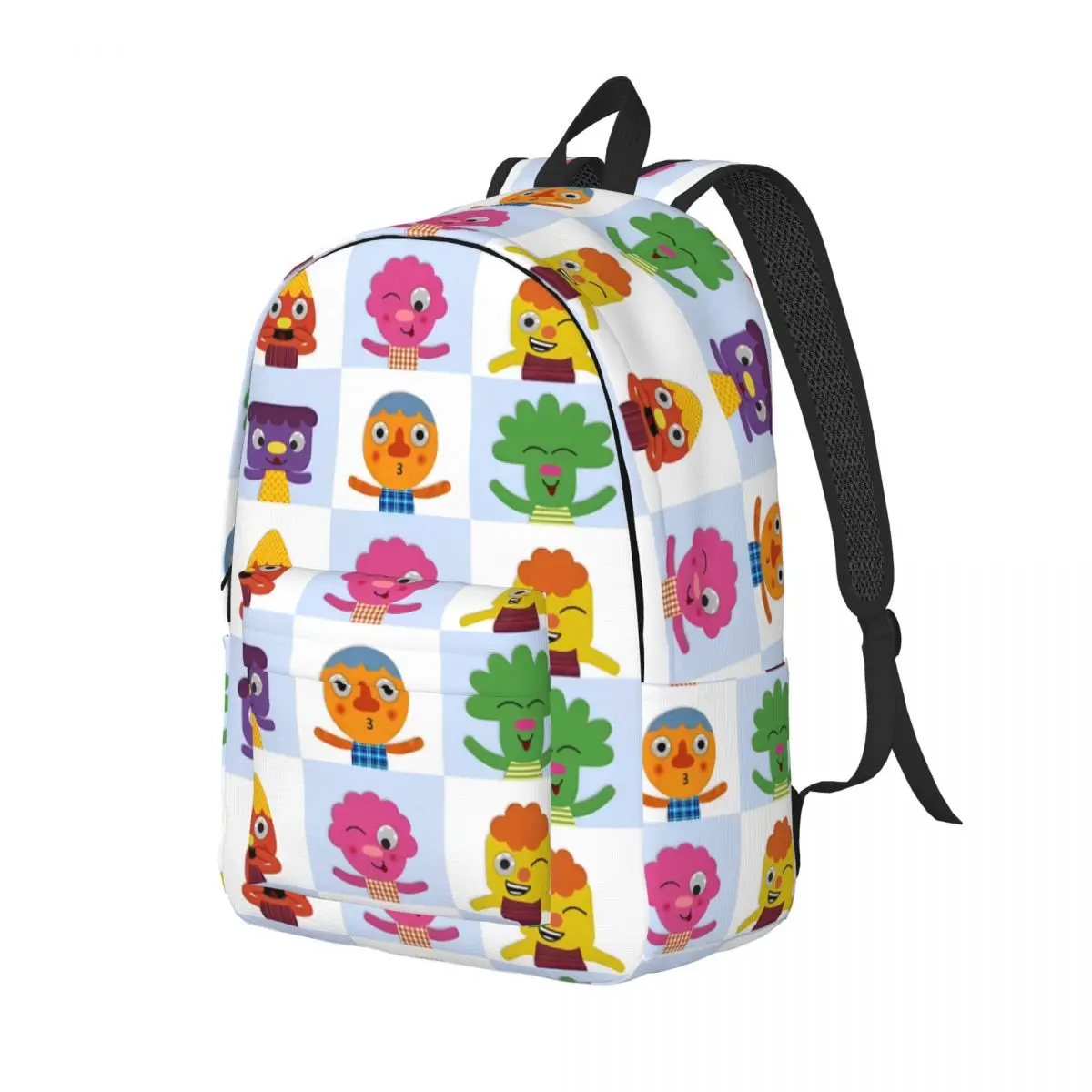 Noodle & Pals Micro Super Simple Backpack Sports School Hiking Travel Nursery Rhymes Songs Daypack Laptop Computer Canvas Bags