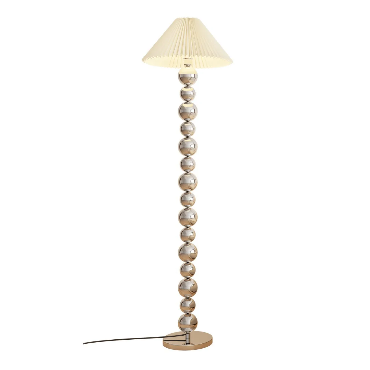 

Cream wind floor lamp, Nordic master bedroom bedside table vertical table lamp