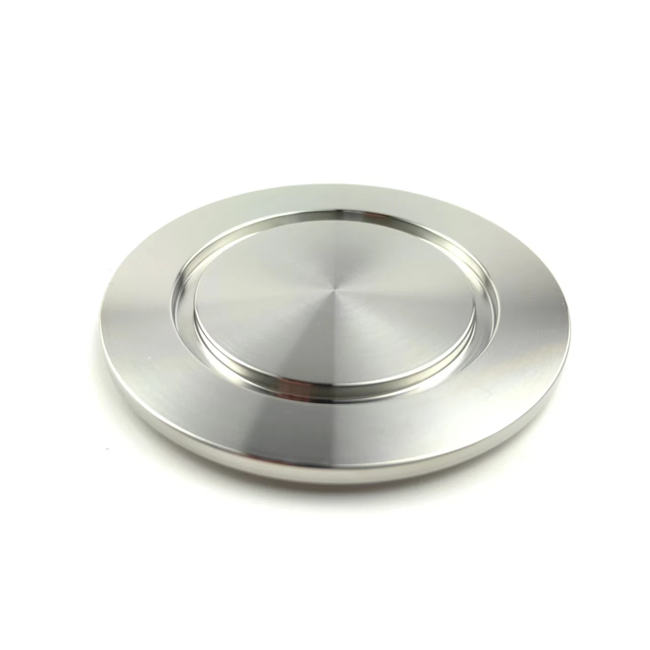 304 Stainless Steel Vacuum Flange Blind Plate for Vacuum Pipe Triple Clamp Solid End Cap Flange Baffle Fittings KF16/25/40/50