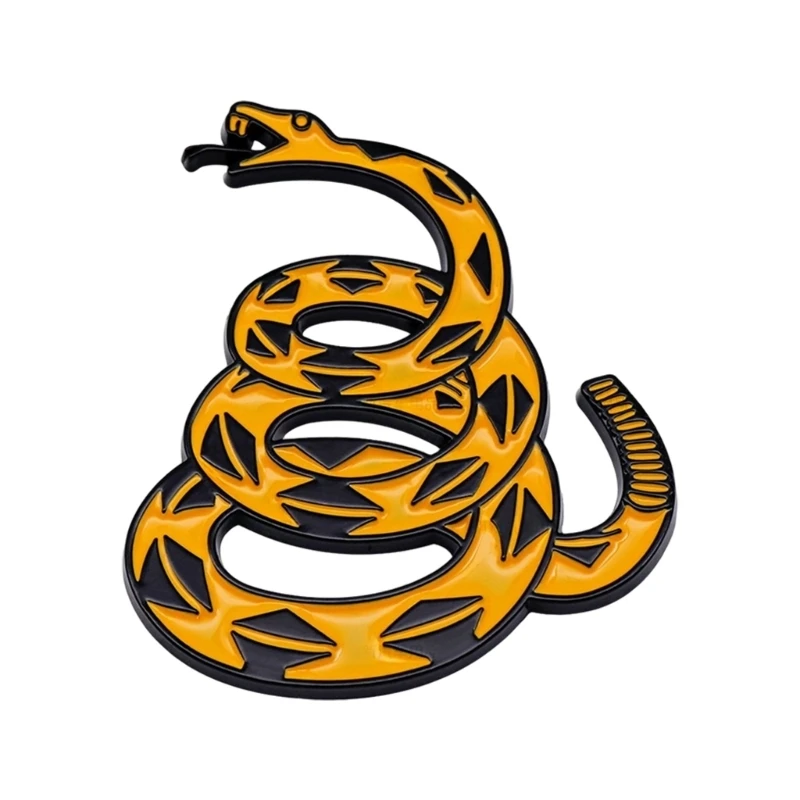 3D Snake Auto Sticker Metal Decal Decorative for Truck Motorcycles Car R6FB