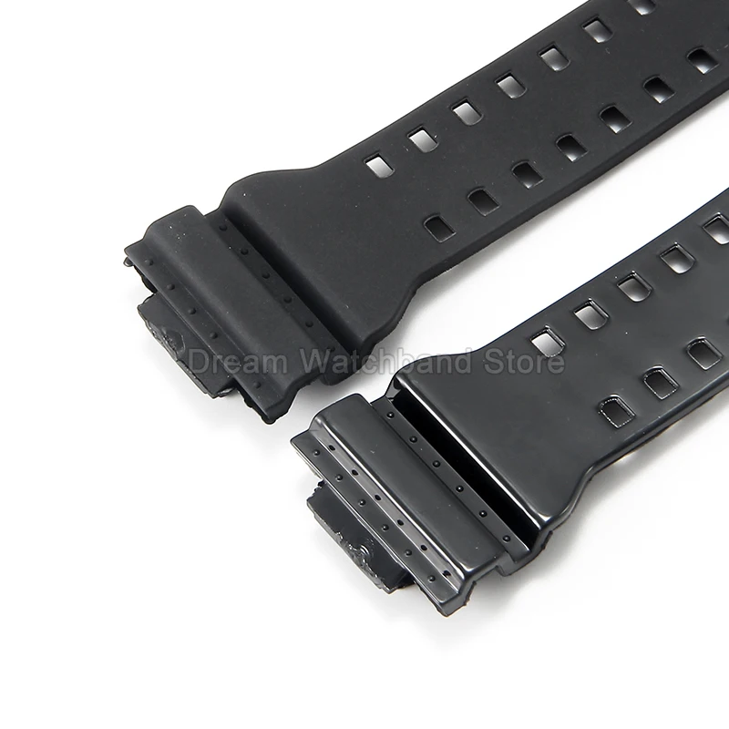 ملحقات ساعة من الراتنج عالي الجودة باللون الأسود واجهة محدبة لسوار الساعات Casio G-SHOCK GW8900 GD-110 GA200 GLS-100