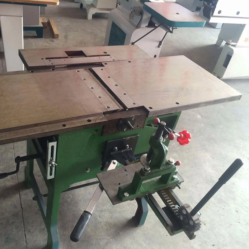 Mortise And Tenon, Sawing, Thickness And Planer Benchtop Multifunction Wood Jointer Planer Machine/Combined