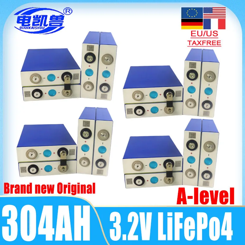 

16pcs 3.2V LiFePo4 105AH 100AH DIY 48V Lithium iron phosphate golf cart rechargeable battery for camping vehicles tax exempt