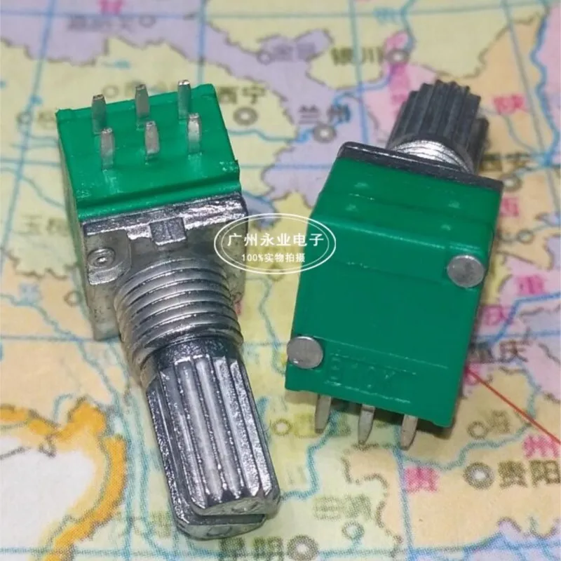 

4 шт. RK097G двойной 6 футов B10K B103 автомобильный аудио усилитель мощности потенциометр громкости цветок длина вала 15 мм ручка