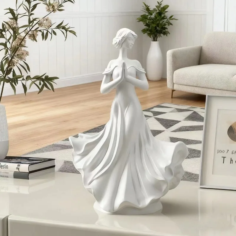 Figure Art Ornament Muse Advanced Sense Sculpture Modern Style Living Room Entrance Wine Cabinet Home Accessories