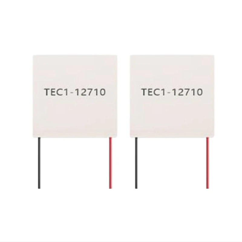 2 peças elementos peltier TEC1-12710 módulo peltier termoelétrico 12710 tec 12v 10a diy elemento placa TEC1-12710