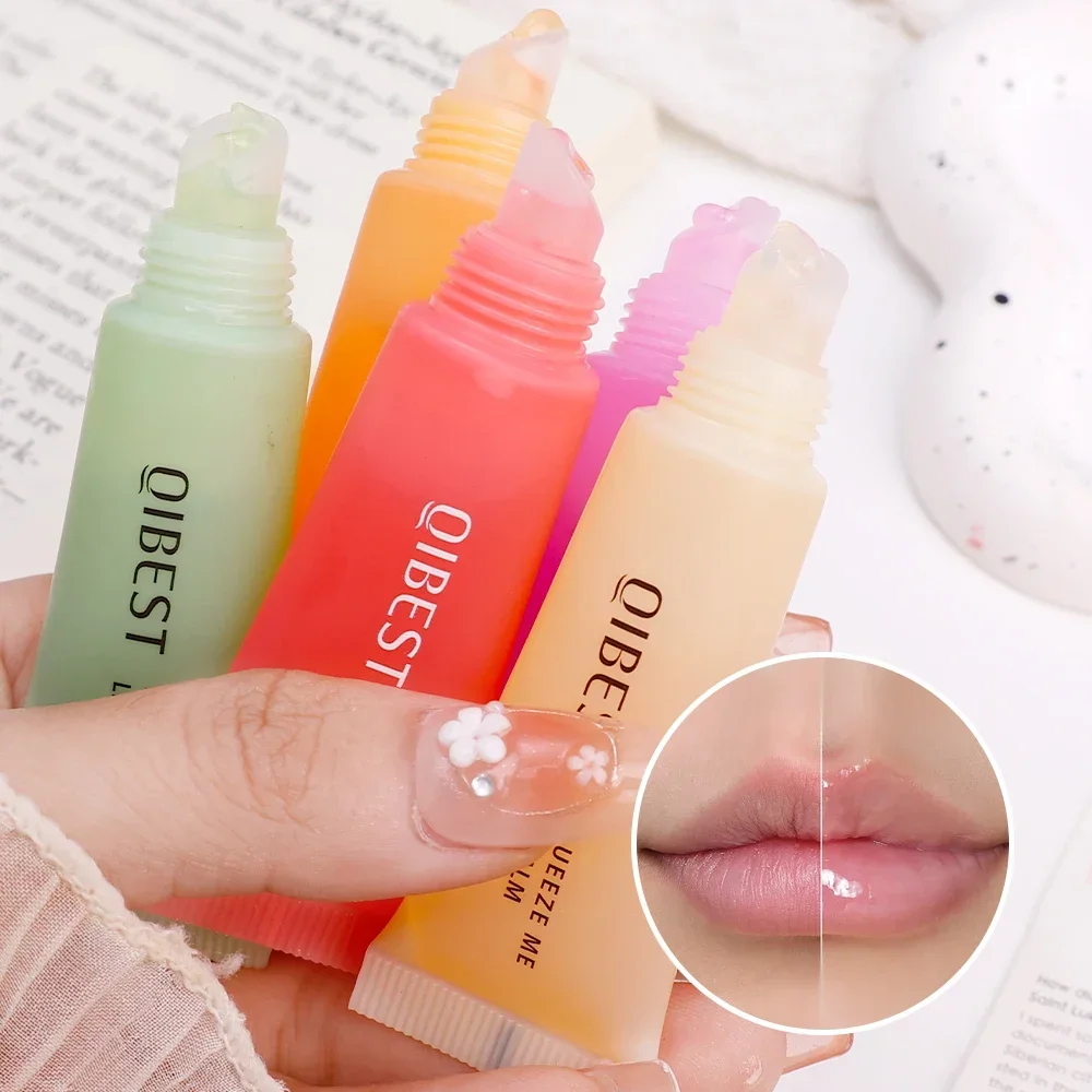 Fruit Mirror Lip Oil Transparent Nutritious Jelly Natural Lip Gloss Lasting Moisturize Plumper Lips Tint Lip Balm Korean Makeup