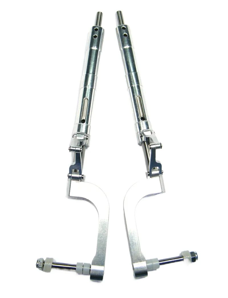 Train d'atterrissage d'avion RC, jambe de force d'absorption des chocs en métal Zero Fighter, amortisseur en alliage Durable pour modèle d'avion RC, pièces de rechange