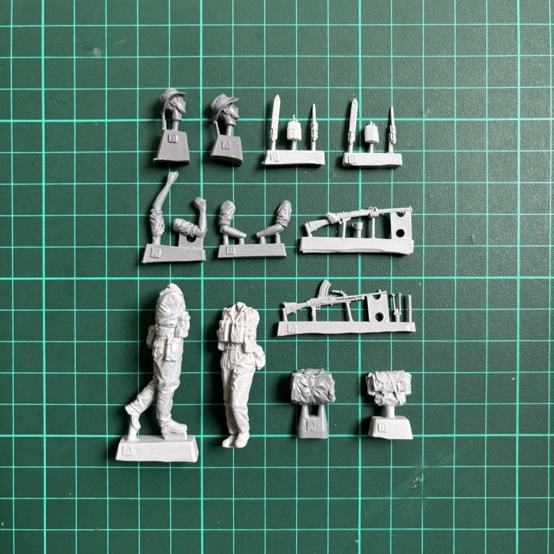 Kit de modelo sin pintar de resina 1/35, Chindit de la Segunda Guerra Mundial con temática militar sin montar y sin pintar GK