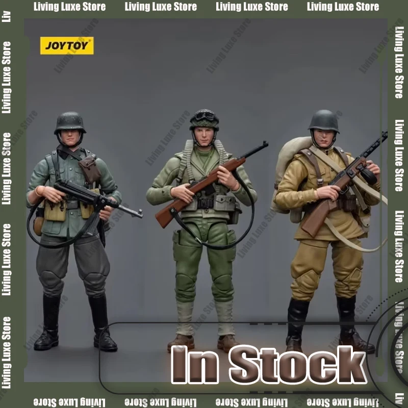 JOYTOY 3,75 pulgadas JT8926 JT8919 JT8933 1/18 escala Wehrmacht infantería soviética ejército de los Estados Unidos figura de acción modelo juguetes Boutique