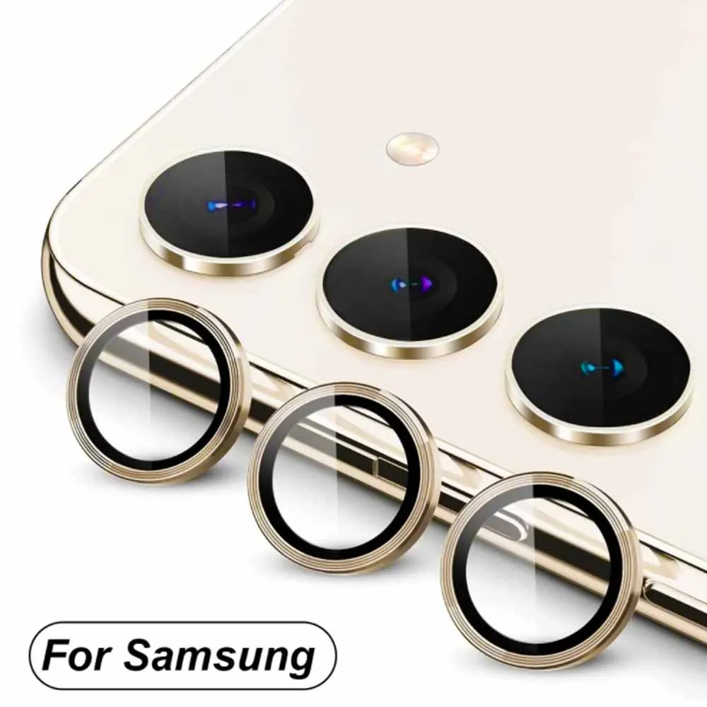 Rear Camera Protector Ring Case For Samsung Galaxy A55 A35 A15 5G 2024 Back Tempered Glass Lens Cover Sumsung A15 4G 5G A 55 35