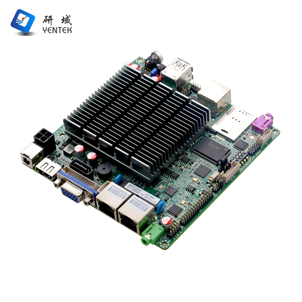 Placa Base Nano ITX DDR3 SATA Nueva con Doble LAN, Intel Celeron J1900 de Cuatro Núcleos, Pantalla LVDS para Kiosco, Cajero Automático, Punto de Venta