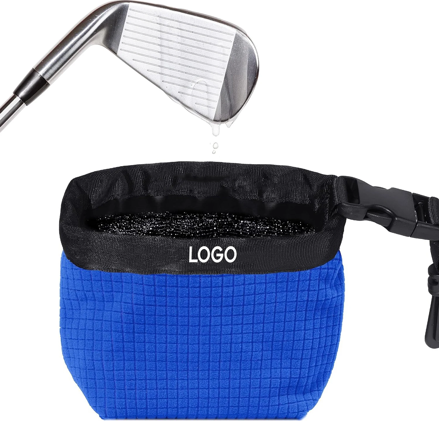 

Golf Club Cleaner Multifunctional Golf Ball Cleaning Bag Pouch Portable Golf Club Ball for Sport Towel