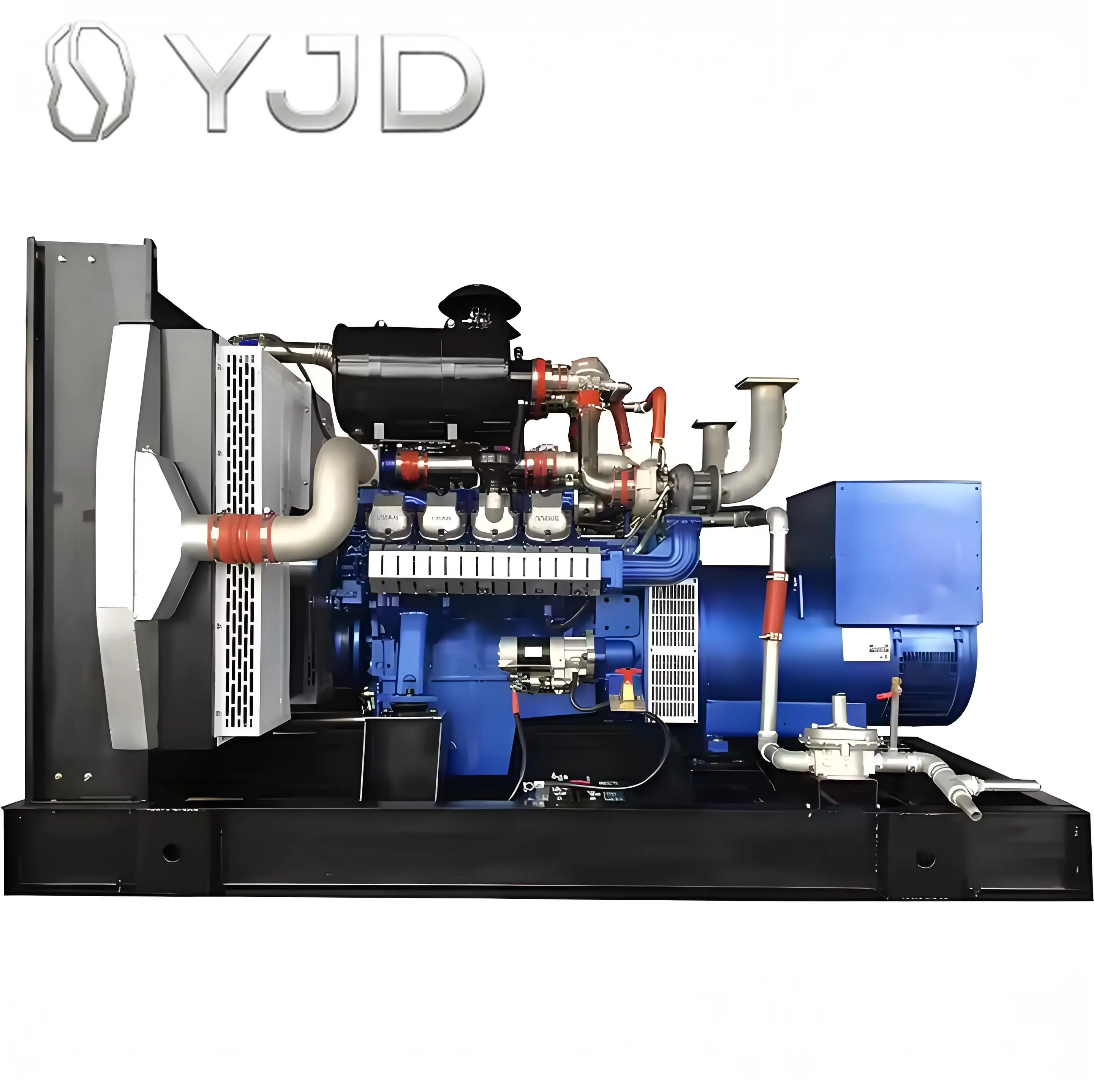 Large Emergency Equipment High Power Industrial KTA38 OPEN Type Natural Gas Genset Biogas Industrial Generators