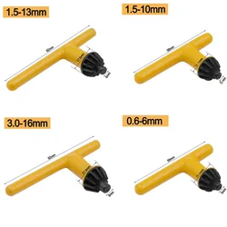 Drill Chuck Wrench Hand Tools Drill Chuck Keys For 6-16mm With Gum Cover Electric Hand Drill Chuck Wrench Tool