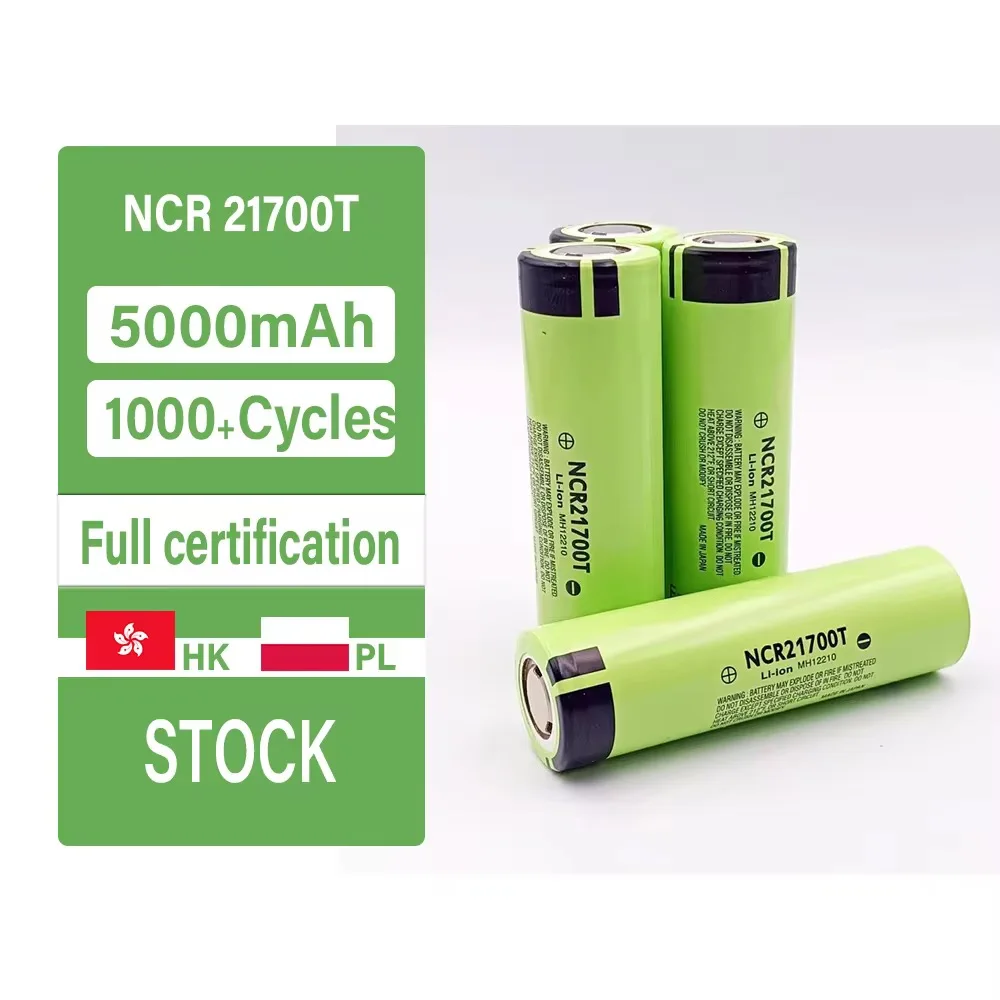 Panasonic 21700 4800mah 3.7v lithium rechargeable battery 40a power bank high-power flashlight electric tool battery