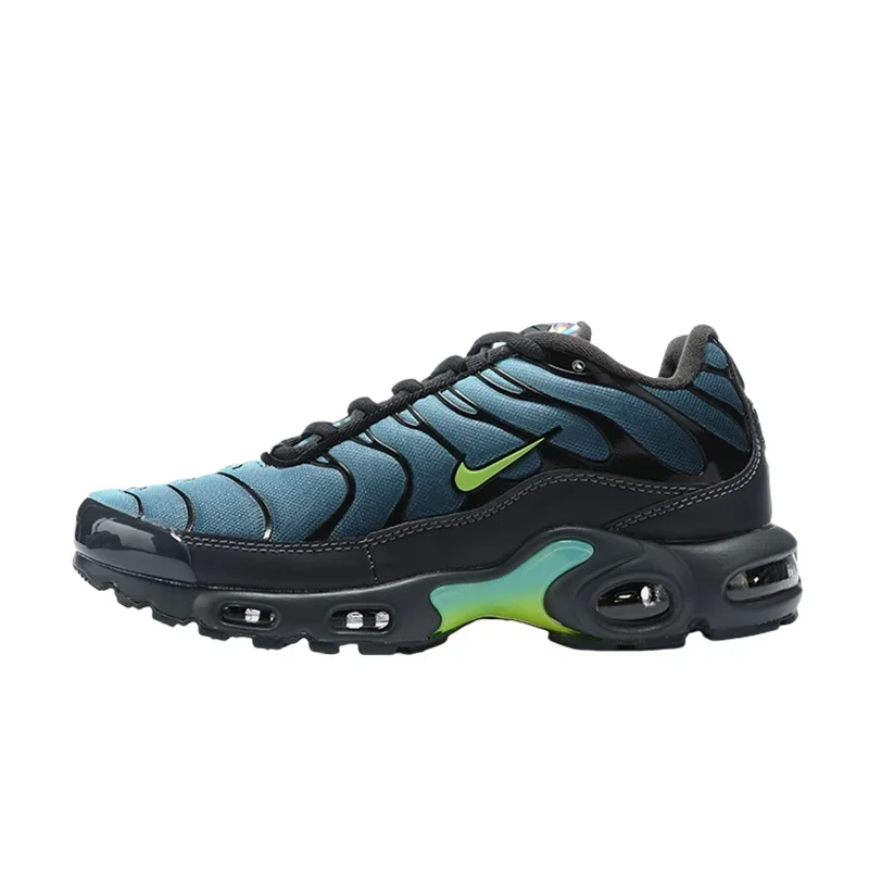 

Nike Air Max Plus Men's Running Shoes Are Non Slip Fashion Retro Comfortable, Sporty Shock-absorbing, Breathable, Black and Blue