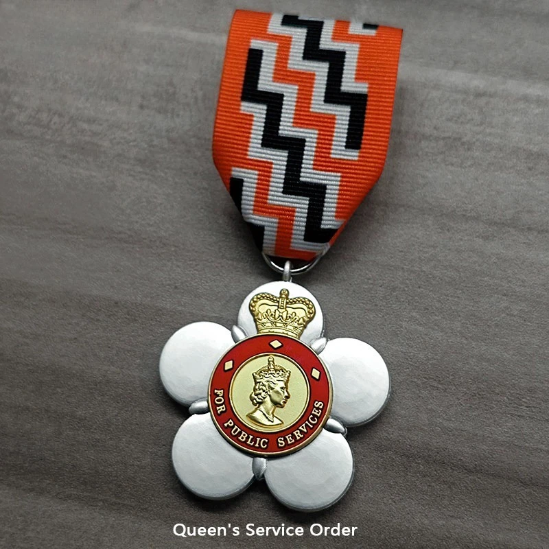 Copy of the Queen's Service Medal of the New Zealand Honorary Classic Medal