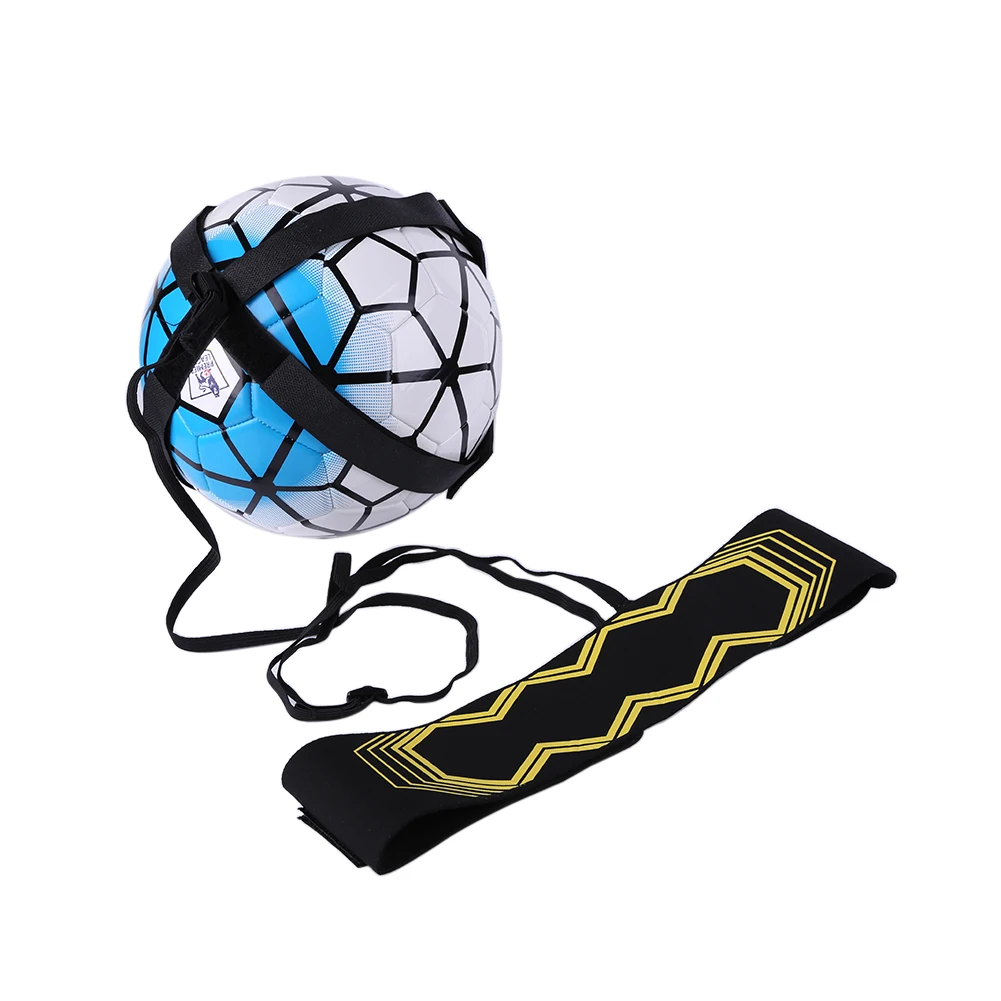 Football Kick Trainer Soccer Ball Juggle Bag Training Elastic Belt with Elastic Auxiliary Physical Exercise Personal Straps