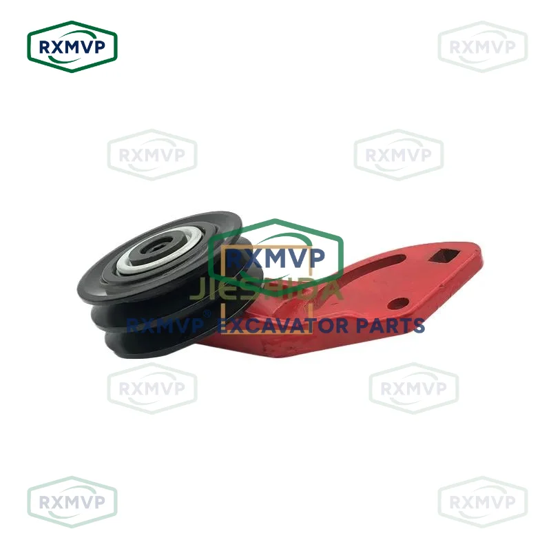 For Vol-vo EC210/240/290 Fan Belt Tensioner Wheel Old D7D Belt Adjustment Wheel Excavator Accessories