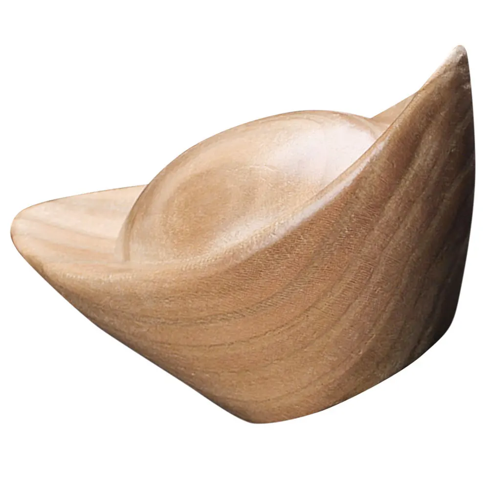 نحت زخرفة اليدوية ديكور سطح المكتب الصغير للتماثيل الصغيرة المنزل سبيكة خشبية صغيرة الحرفية سبيكة ديكور #3