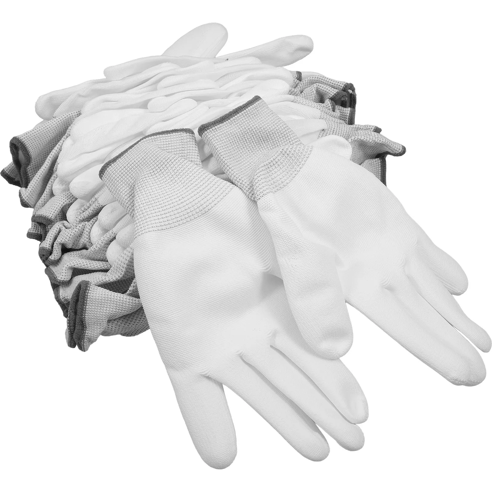 

12Pcs Nylon Antistatic Gloves with PU Coating for Electrical Work Lightweight Dexterity Gloves for Sensitive Electronics