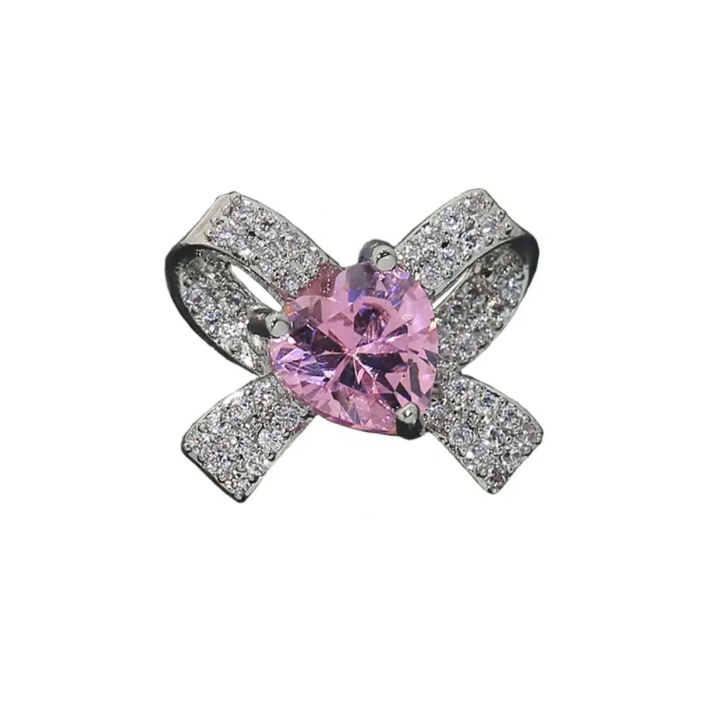 DIY Silver 3D Manicure Jewelry Bowknot Metal Crystal Nail Rhinestones Fashion Nail Charms Nail Art Decoration Decorate