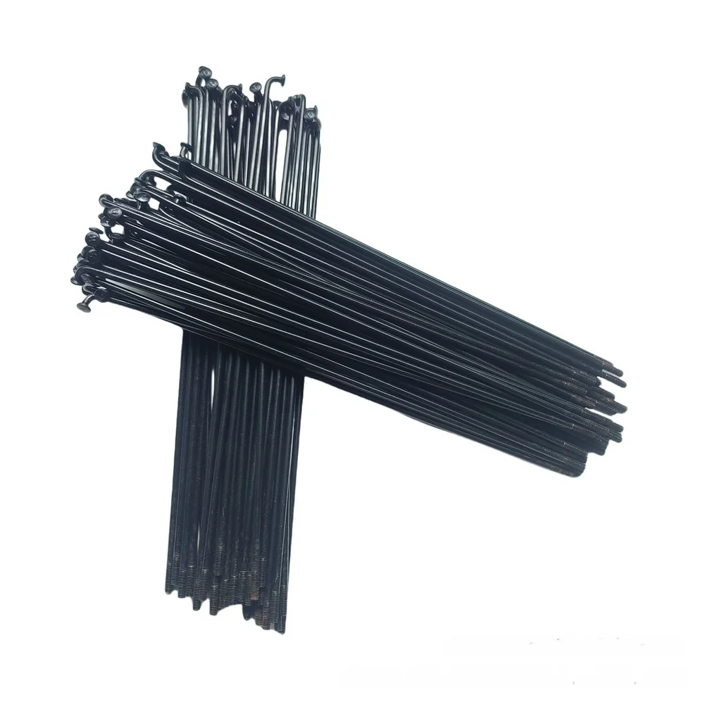 

36PCS Black Hardened Steel Spokes for Electric Bikes Motorcycles Heavy Duty Design Compatible with Various Electric Vehicles