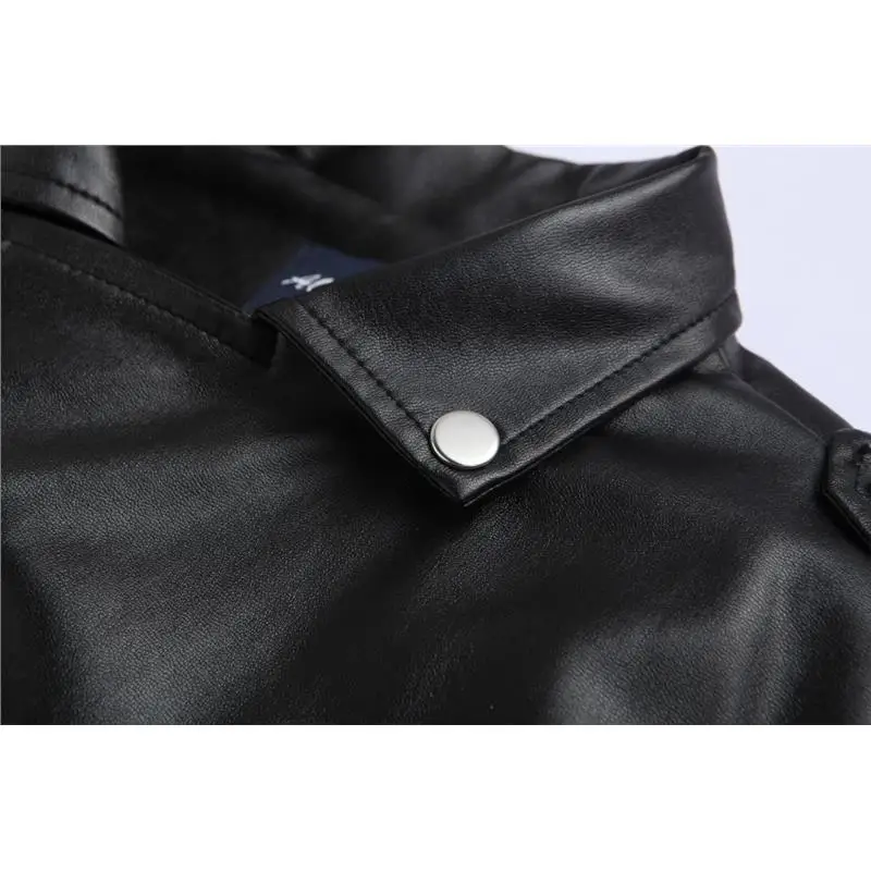 2024 New Street Leather Jacket Men Winter Motorcycle Pu Leahter Jacket Male Stand Collar Casual Windbreaker Slim Coat 4XL