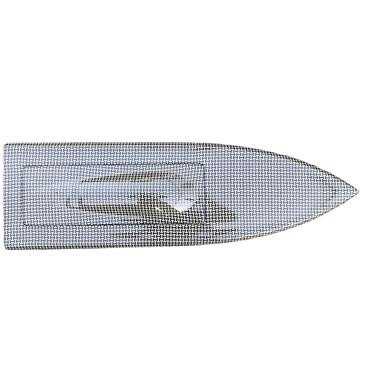 L650-W195-H100mm Blend Textile Kevlar/Carbon Fiber Small O Boat Hull, Extract Vacuum RC Speedboat/Brushless Electric Model Boat