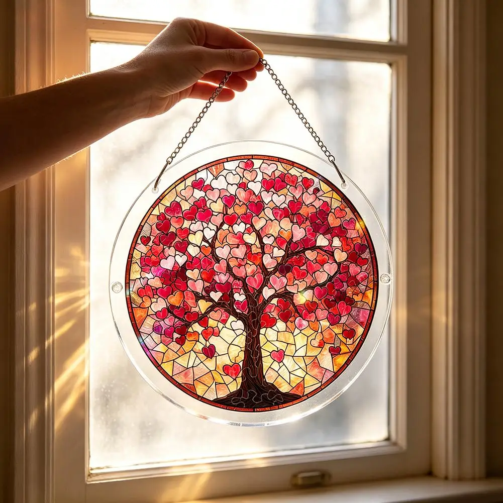 Acrylic Puzzles Suncatcher Window Hanging Sun Catcher Puzzle Garden Decoration for Home Decor Garden Ornament Decoration