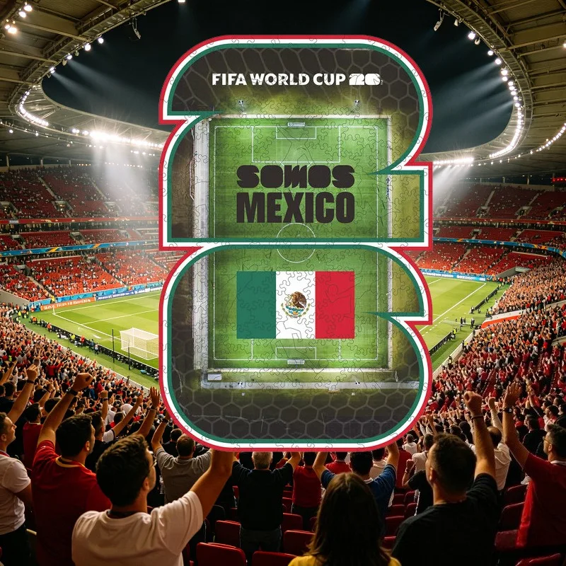

Деревянные пазлы FIFA World Cup для взрослых: футбольное поле Мексики, развивающая игрушка, декор для дома, настенное искусство, подарок на день рождения и праздники