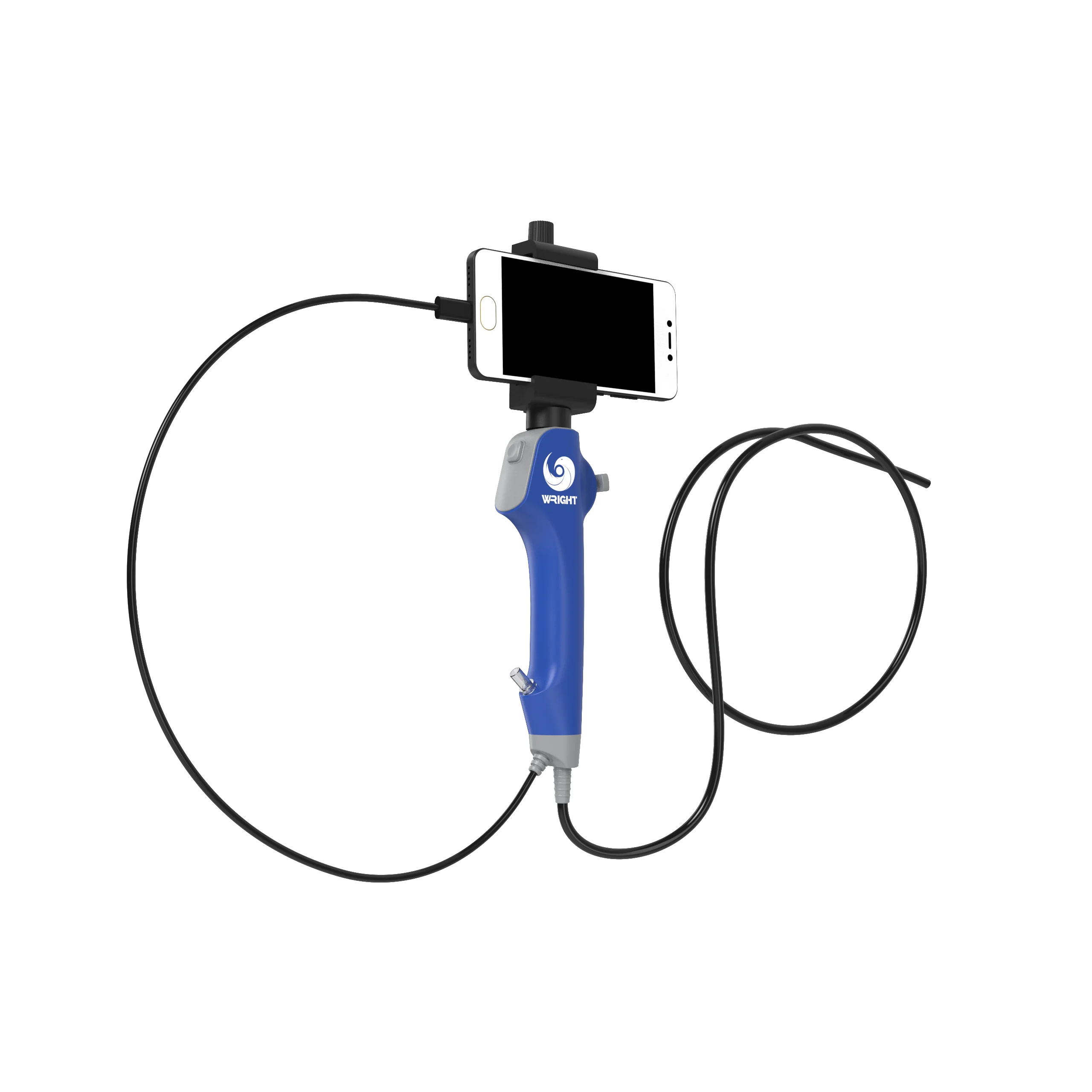 High-Performance Industrial Borescope with Two Way Deflection Multi-Functional Display Robust Designas