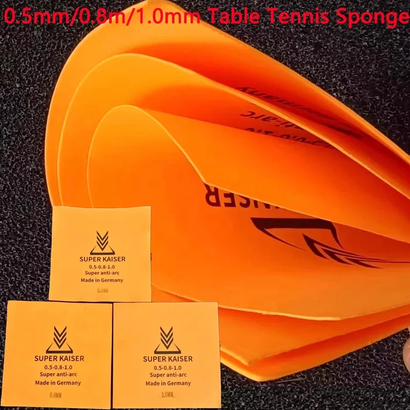 

0.5/0.8/1.0mm German SUPER KAISER Ultra Thin Table Tennis Sponge Sponge Anti-Spin Long Pips Super Anti-arc Ping Pong Sink Sponge