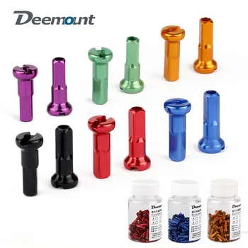 סגסוגת אלומיניום נחושת אופניים גלגל כובעים mtb cnc-אופני כביש mtb 14 גרם דיברת כובעי 14 גרם דיברת כובעי 14/12/16mm אביזרים אופניים