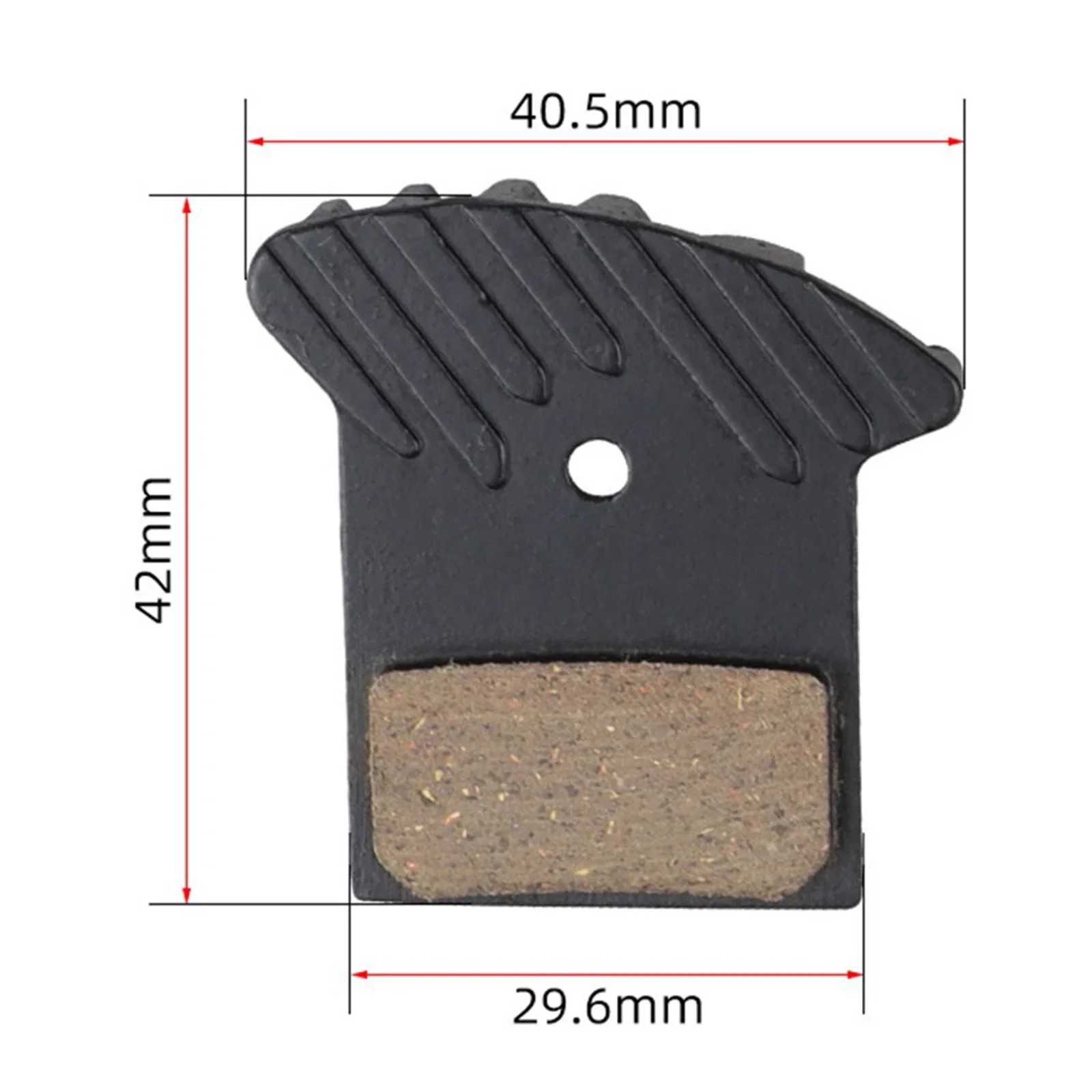 

High Quality Easy To Use Disc Brake Pads Bicycle Components 42*29.6mm For NUTT 2 Pair Denoise Parts Heat Dissipation