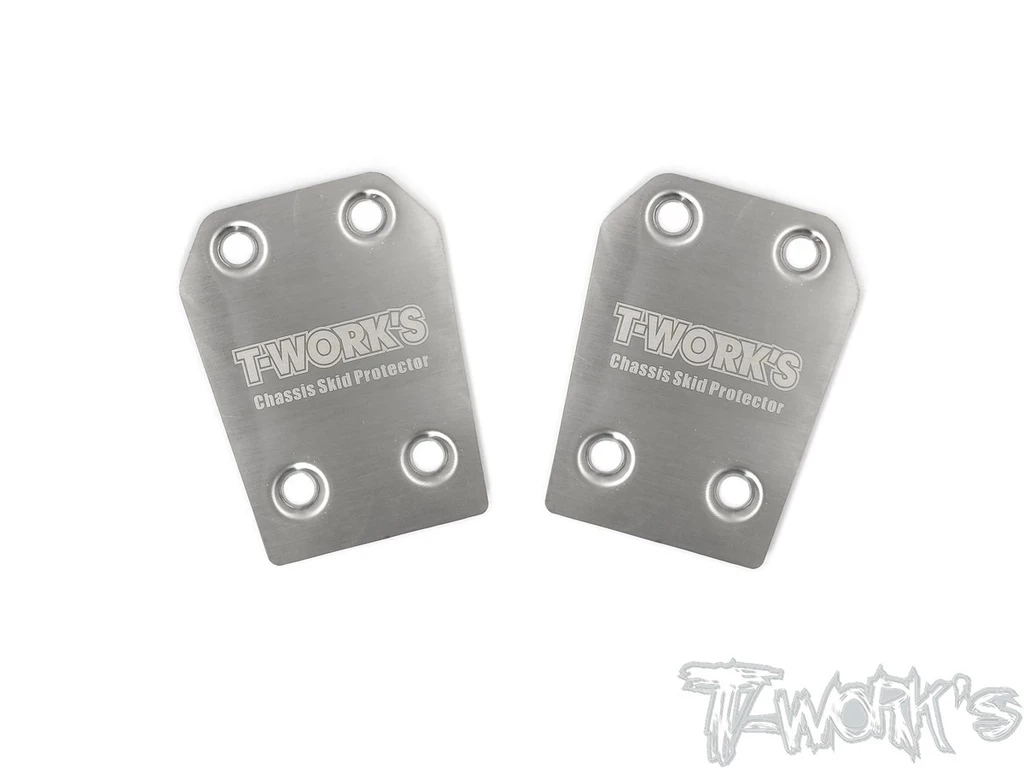 T-WORKS Team Associated AE RC8B3.2 Front Rear Chassis Skid Protector anti-scratch sheet chassis protection board Reduce wear