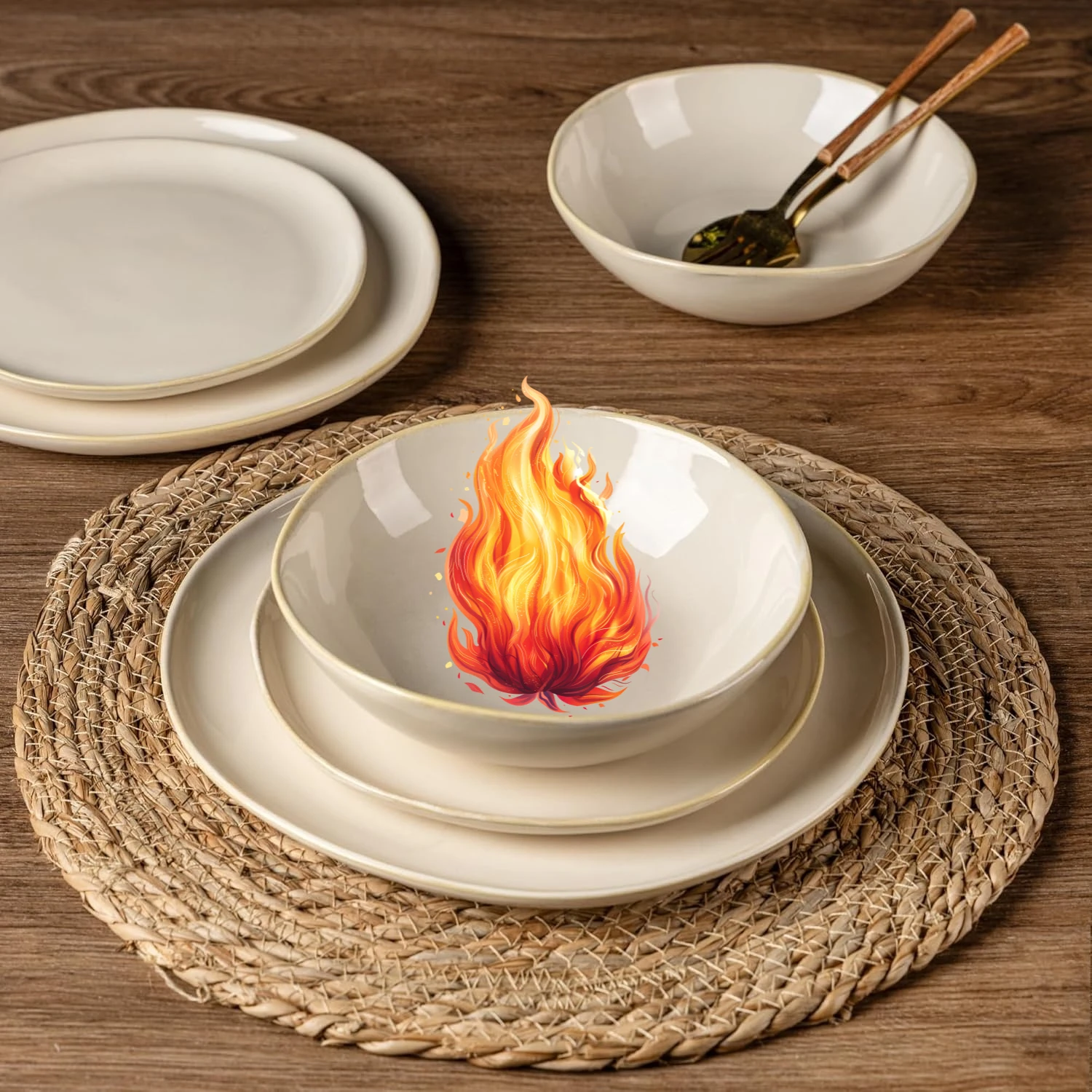 

Наборы керамической посуды, наборы тарелок и мисок ручной работы с реактивной глазурью, ударопрочные к сколам и трещинам | Посудомоечная машина