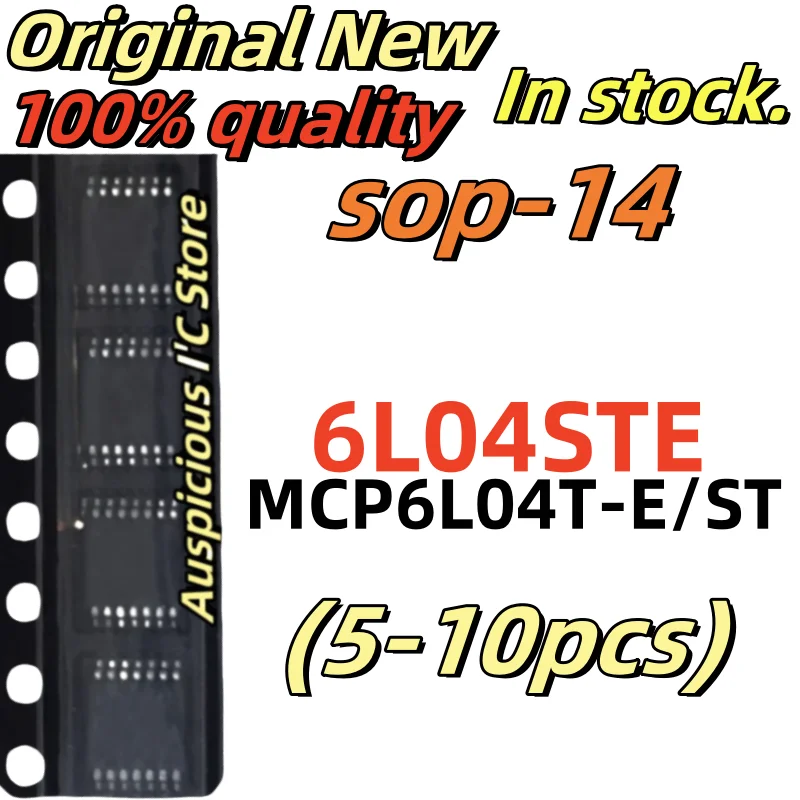

(5-10pcs) MCP6L04T-E/ST MCP6L04-E/ST 6L04STE TSSOP-14