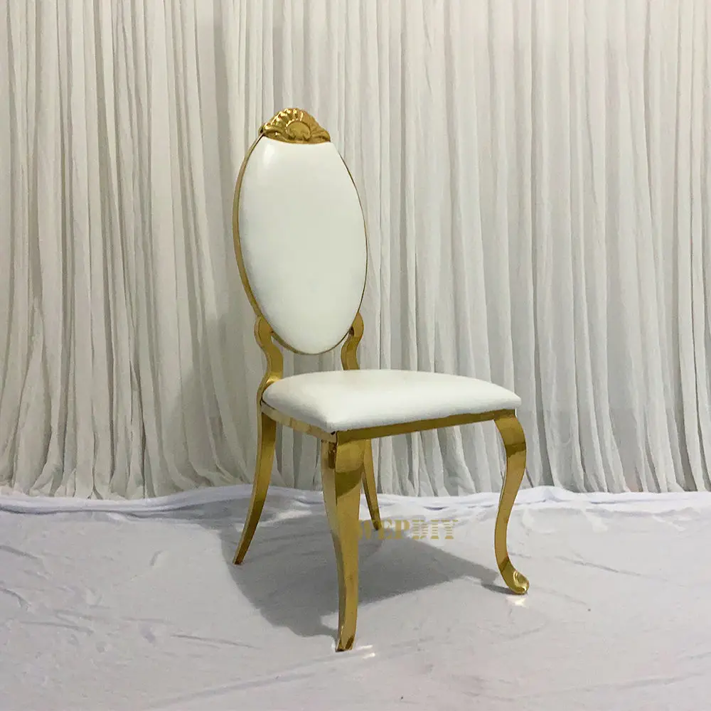 30 قطعة) f30 الفولاذ المقاوم للصدأ كرسي معدني مأدبة البيضاوي كرسي خلفي عالية الظهر زهرة لينة حقيبة الفولاذ المقاوم للصدأ الطعام كرسي