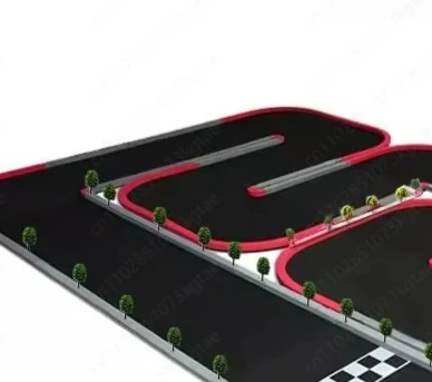 6 Square Meters RC Track – Personal Practice Competition Toy 4WD Track for Mini-Z Mosquito Car