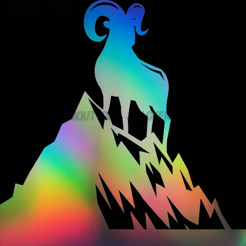 

Goat Mountain Animal Automobile Sticker Waterproof PVC Sticker Automobile Motorcycle Decoration Accessories Luggage Case Sticker