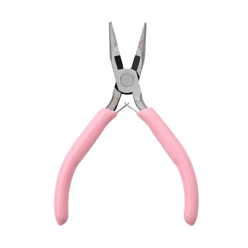 Handmade diy Pliers Pink Needle Nose Pliers Jewelry Pliers Multifunctional Round Nose Pliers Mini Jewelry Winding Beading Tools