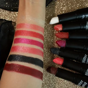 Lippenstift -Glanzfeuchtigkeitscreme, 7 Farben, hellgelöst nicht geschichtete, hochpigmentierte Formel, metallisches Finish, Lip Make -up Hauptverkäufe Batomm Großhandel - №7