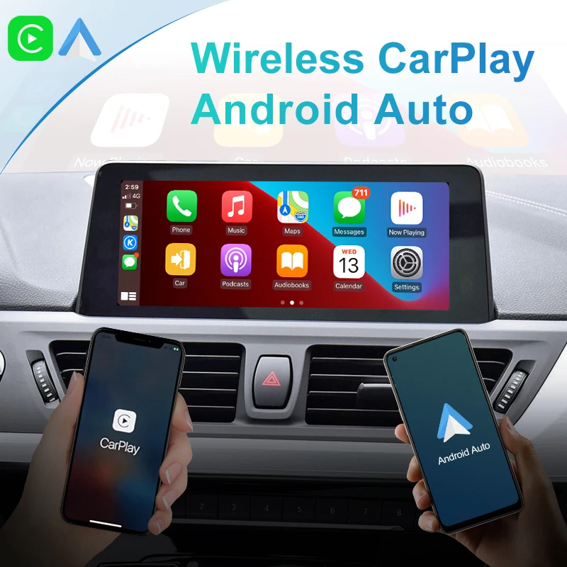 STWEI Wireless Apple CarPlay Module Box For BMW EVO 1 Series F20 F21 2018-2021 Car Play Android Auto Mirror Front Rear Camera